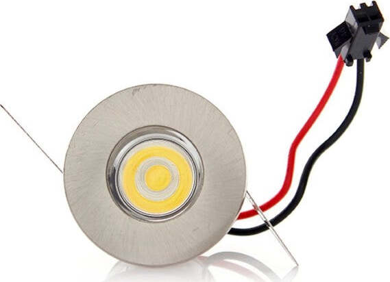 Faretto-Incasso-1-Led-1w-Spot-Mini-Luce-Bianco-Freddo-Punto-Luce-+-Driver