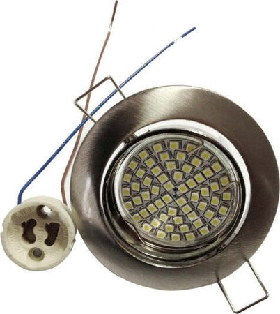 Faretto Incasso 5w Lampadina Led Gu10 60 Smd 220v Orientabile Acciaio E Bianco Illuminazione/Illuminazione per interni/Lampadari lampade a sospensione e plafoniere/Lampade a sospensione Trade Shop italia - Napoli, Commerciovirtuoso.it