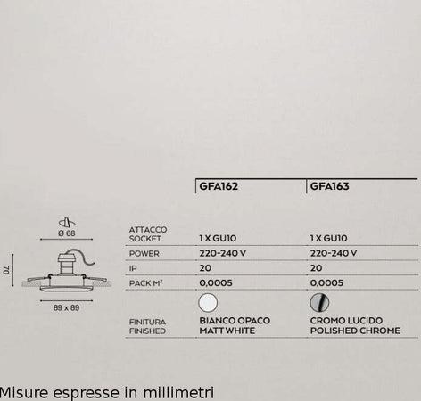 Faretto-incasso-alluminio-Gea-Led-JANUS-Q-LED-spot-incasso-bianco-opaco-cromo-interno-GU10-IP20