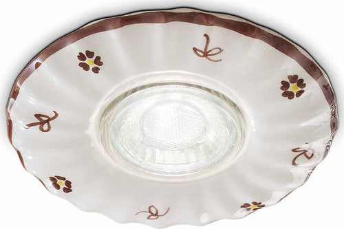 Faretto-Incasso-Classico-Pescara-Ceramica-Bianco-Decorato-Filo-Blu-1-Luce-Gu10
