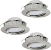 Faretto-Incasso-Contemporaneo-Pineda-Policarbonato-Nichel-Satinato-3-Led-4,9W