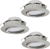 Faretto-Incasso-Contemporaneo-Pineda-Policarbonato-Nichel-Satinato-3-Led-4,9W