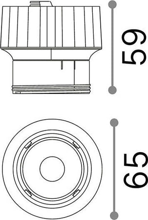 Faretto-Incasso-Dynamic-Alluminio-Nero-Led-10W-3000K-Luce-Calda