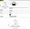 Faretto-incasso-Gea-Led-ASTRA-Q-GFA640-12x12-nero-moderno-gesso-lampada-incasso-soffitto-quadrato-interno