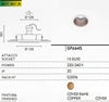 Faretto-incasso-Gea-Led-ASTRA-R-GFA645-GU10-LED-IP20-12CM-rame-classico-gesso-lampada-soffitto-tondo