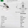 Faretto-incasso-Gea-Led-CHANDRA-GFA910N-LED-spot-orientabile