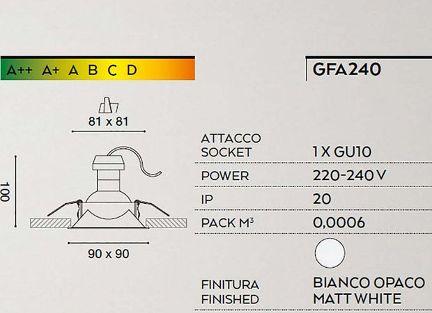 Faretto-incasso-Gea-Led-HELIOS-Q-GFA240-GU10-LED-IP20-orientabile-alluminio-spot-direzionabile-quadrato