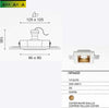 Faretto-incasso-Gea-Led-HEMERA-Q-GFA632-9x9-classico-gesso-lampada-incasso-soffitto-quadrata-rame-giallo-interno