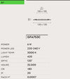 Faretto-incasso-Gea-Led-MAIA-Q-GFA753-C-6W-LED-quadrato-termoplastico-lampada-soffitto-cartongesso-interno