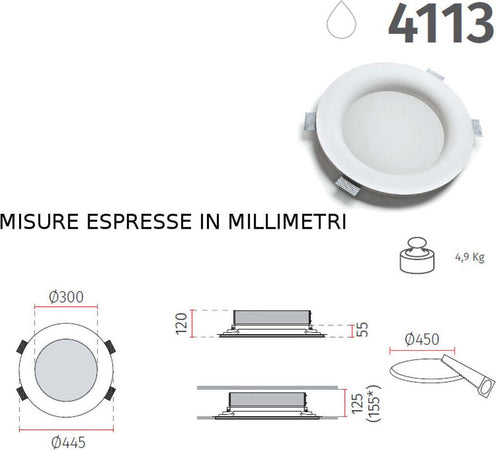 Faretto-incasso-gesso-9010-Belfiore-FENG-4113-3013-LED-WIRELESS-IP44-IP20-lampada-soffitto