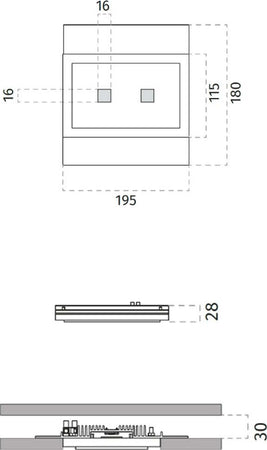 Faretto-incasso-gesso-9010-Belfiore-MINILED-DOQ-4249-S-50G-IP20-IP44-plafone-soffitto-bianco-verniciabile