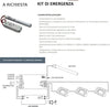 Faretto-incasso-gesso-Belfiore-9010-4105.3025-LED-IP44-WIRELESS-lampada-soffitto-parete