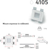 Faretto-incasso-gesso-Belfiore-9010-4105.3025-LED-IP44-WIRELESS-lampada-soffitto-parete