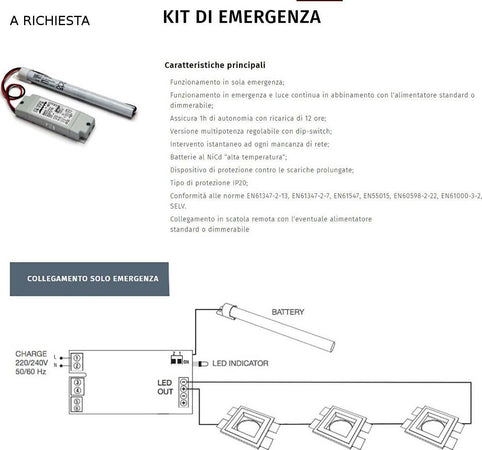 Faretto-incasso-gesso-Belfiore-9010-AGO-SMALL-4100E.3000-LED-WIRELESS-lampada-parete