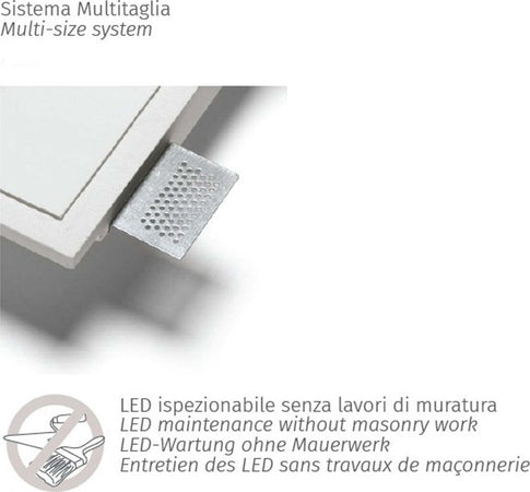 Faretto-incasso-gesso-Belfiore-9010-AGO-SMALL-4100E.3000-LED-WIRELESS-lampada-parete
