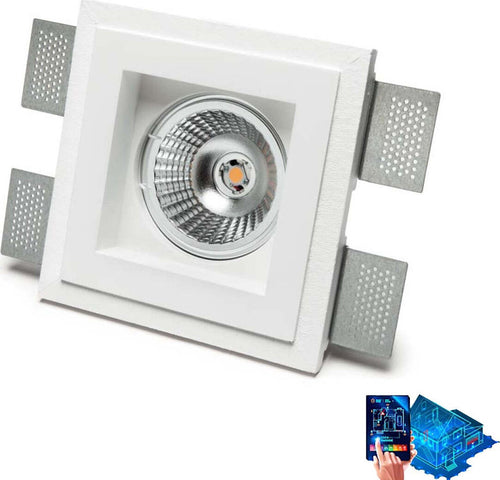 Faretto-incasso-gesso-Belfiore-9010-GLINDA-4045C.3008-LED-13W-SISTEMA-WIRELESS-lampada-parete-soffitto