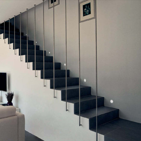 Faretto-incasso-gesso-Belfiore-9010-HITE-4058.3001-LED-WIRELESS-segnapasso-cartongesso-muro