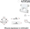Faretto-incasso-gesso-Belfiore-9010-MIKA-PLUS-4195A-LED-WIRELESS-con-presa-segnapasso-lampada-parete