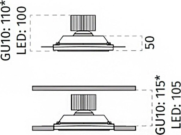 Faretto-incasso-gesso-Belfiore-9010-MODILLION-4044B.35-GU10-LED-IP44-lampada-soffitto