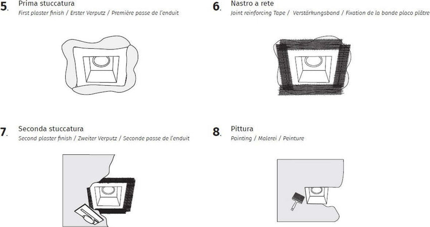 Faretto-incasso-gesso-Belfiore-9010-MODILLION-4044B.35-GU10-LED-IP44-lampada-soffitto
