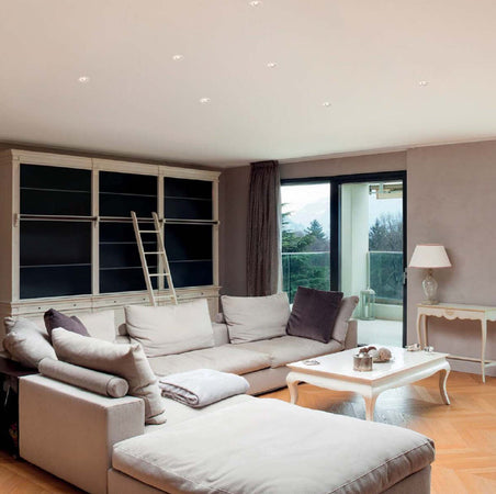 Faretto-incasso-gesso-Belfiore-9010-PERSEO-4181.35-GU10-LED-IP20-lampada-soffitto-parete-cartongesso-muratura