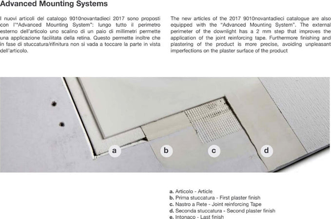 Faretto-incasso-gesso-Belfiore-9010-PERSEO-4181.35-GU10-LED-IP20-lampada-soffitto-parete-cartongesso-muratura