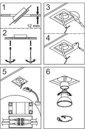 Faretto-incasso-gesso-Gea-Led-BIANCA-Q-GFA593-LED-spot-moderno-cartongesso-scomparsa-ottica-fissa-interno-GU10