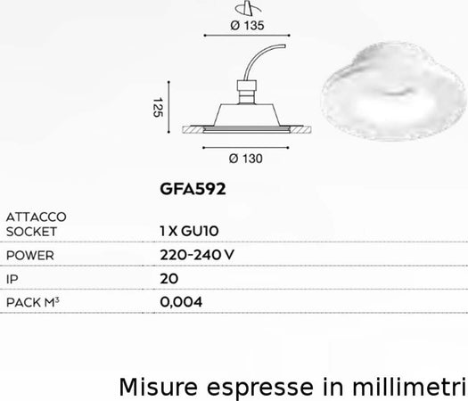 Faretto-incasso-gesso-Gea-Led-BIANCA-R-GFA592-LED-spot-moderno-cartongesso-scomparsa-ottica-fissa-interno-GU10