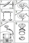 Faretto-incasso-gesso-Gea-Led-BIANCA-R-GFA592-LED-spot-moderno-cartongesso-scomparsa-ottica-fissa-interno-GU10