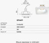 Faretto-incasso-gesso-Gea-Led-HELI-GFA611-LED-spot-bianco-scomparsa-cartongesso-interno-IP20-GU10