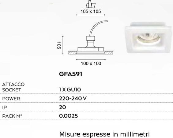 Faretto-incasso-gesso-Gea-Led-HORUS-GFA591-LED-spot-moderno-cartongesso-scomparsa-ottica-fissa-interno-GU10