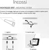 Faretto-incasso-gesso-Neo-Luce-9010-Belfiore-0033-LED-lampada-soffitto-ottica-fissa-scomparsa-cartongesso-muratura-GU10