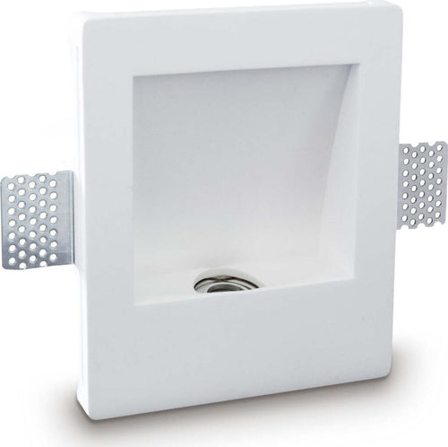 Faretto-incasso-gesso-Neo-Luce-9010-Belfiore-0039-35-GU10-LED-lampada-soffitto-parete-segnapasso-cartongesso-muratura