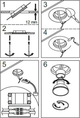 Faretto-incasso-gesso-vetro-Gea-Led-BIANCA-R-GFA595-GU10-LED-spot-moderno