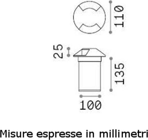 Faretto-incasso-Ideal-Lux-ROCKET-2-122021-LED-IP67-acciaio-segnapasso