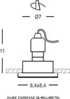 Faretto-incasso-LED-moderno-Gea-Led-AURORA-GFA376-GU10-alluminio-spot-esterni