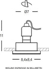 Faretto-incasso-LED-moderno-Gea-Led-AURORA-Q-GFA374-GU10-alluminio-spot-esterni