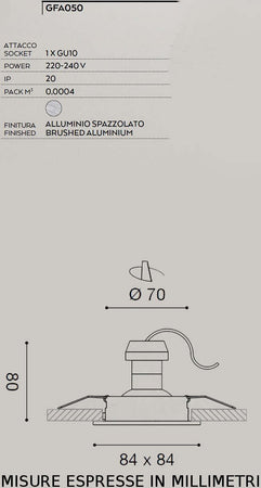 Faretto-incasso-led-moderno-Gea-Led-ORIM-Q-GFA050-GU10-spot-orientabile-alluminio-cartongesso