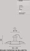 Faretto-incasso-led-moderno-Gea-Led-ORIM-Q-GFA051-GU10-spot-orientabile-alluminio-cartongesso