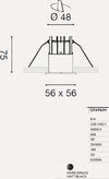 Faretto-incasso-LED-moderno-Gea-Led-QEBUI-GFA961N-alluminio-spot