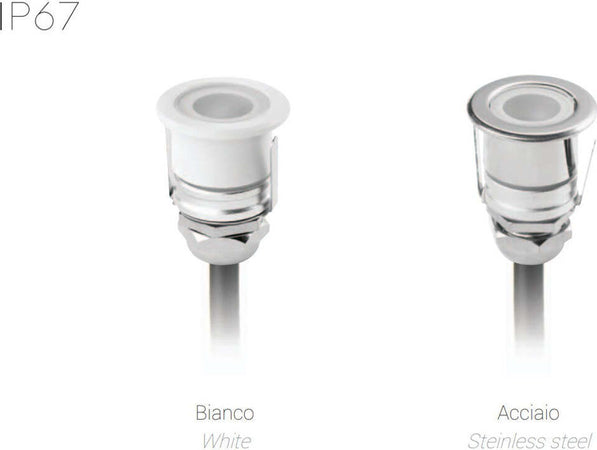 Faretto-incasso-LED-moderno-PAN-International-MICROLED-IP67-tondo-cartongesso-muratura-esterno