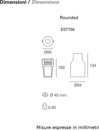 Faretto-incasso-LED-moderno-Pan-International-NIP-EST704-RGB-acciaio-tondo-spot