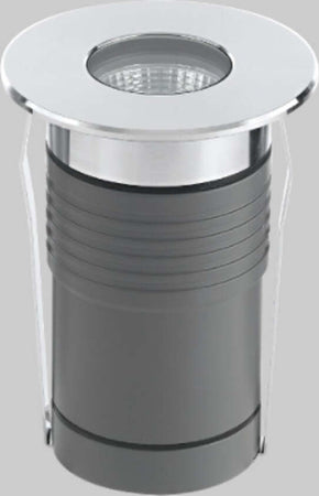 Faretto-incasso-LED-moderno-Pan-International-NIP-EST758-EST54023-acciaio-tondo-spot