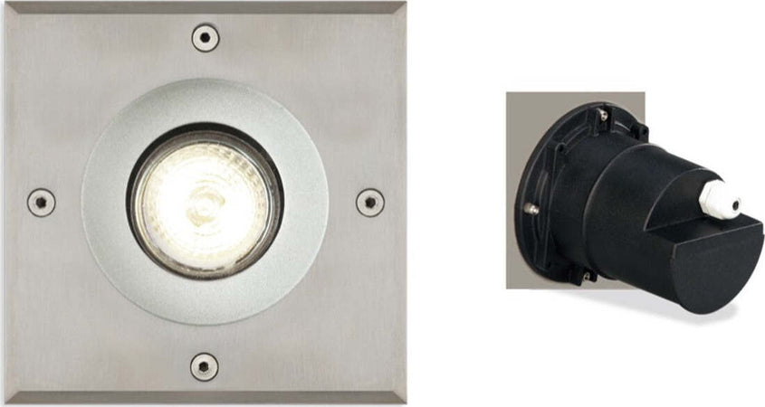 Faretto-incasso-LED-moderno-PAN-KING-EST002-GU10-quadrato-calpestabile-esterno-IP67