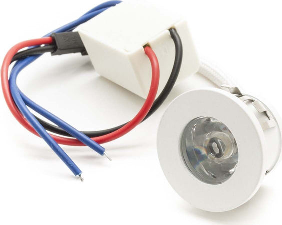 FARETTO-INCASSO-LUCE-LED-1W-PUNTO-LUCE-220V-controsoffitto-100lm/w-ip20