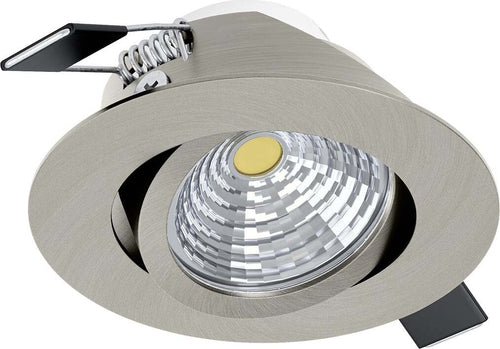 Faretto-Incasso-Moderno-Saliceto-Alluminio-Nichel-Satinato-Led-Integrato-6W