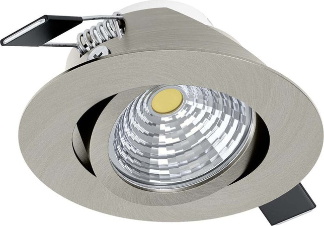 Faretto-Incasso-Moderno-Saliceto-Alluminio-Nichel-Satinato-Led-Integrato-6W
