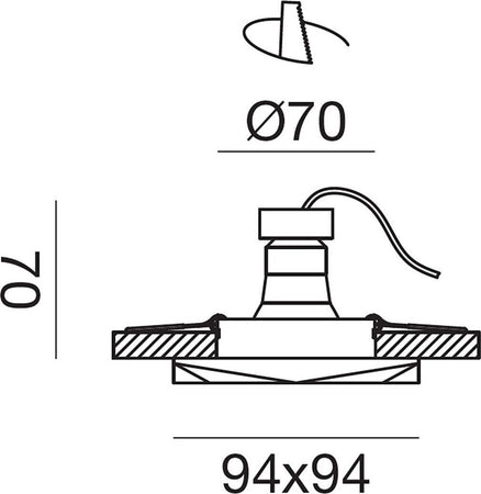 Faretto-incasso-nero-Gea-Led-GFA1181-GU10-LED-IP20-alluminio-lampada-soffitto-quadrato