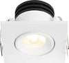 Faretto-incasso-Pan-International-FOCUS-SQUARED-LED-IP20-orientabile-lampada-soffitto-cartongesso