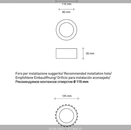 Faretto-incasso-Sforzin-Illuminazione-FILIATRA'-T338-NERO-GX53-LED-IP20-moderno-gesso-lampada-soffitto